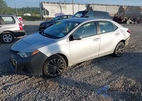 2014 Toyota Corolla S Plus из США, поврежденный, VIN 2T1BURHEXEC038902